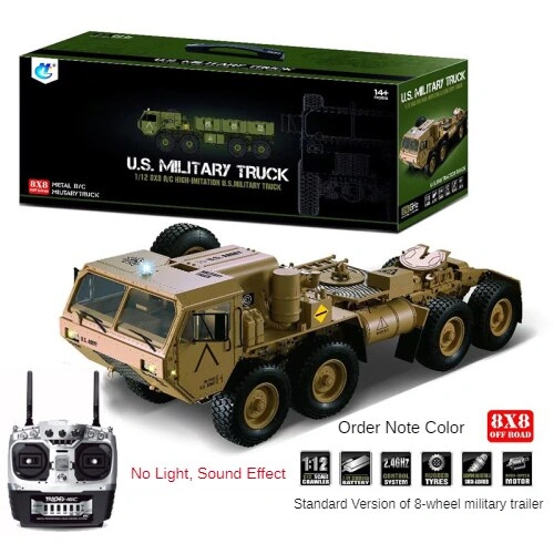 1/12 Scale Electric Off-Road Military Truck - Ultimate Monster Truck!