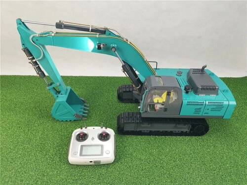 Remote Control Hydraulic Excavator Metal Model RC Toy Engineering Vehicle